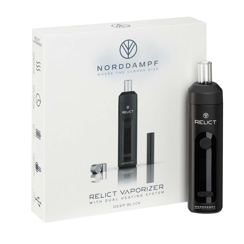 Der Norddampf Relict Vaporizer in der Farbe Deep Black