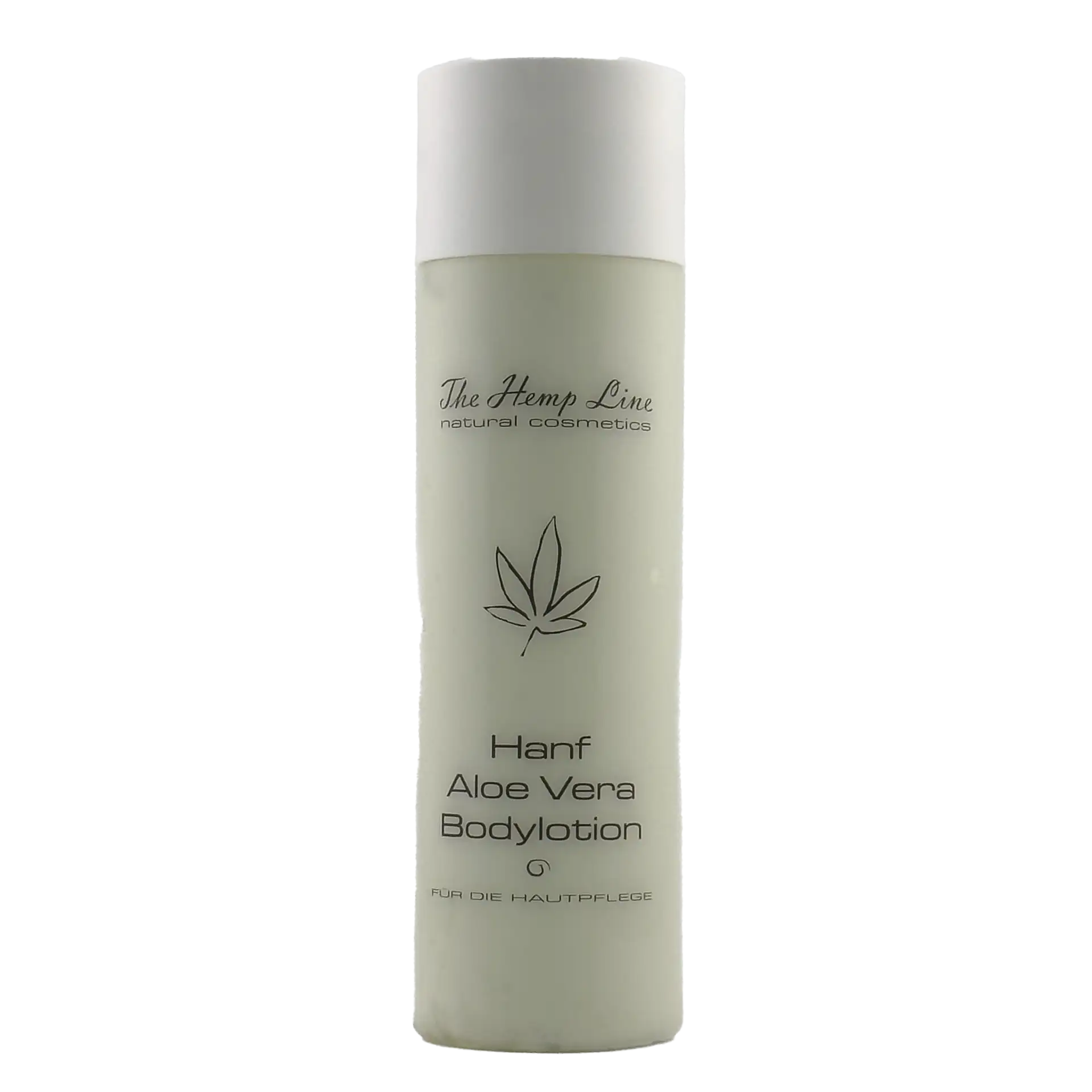 Eine Flasche Hanf Aloe Vera Bodylotion